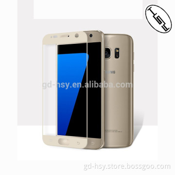 HUYSHE Hot Selling for Samsung Galaxy S7 2.5D Full Cover Tempered Glass screen protector for S7